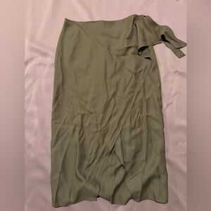 French Connection Olive Maxi Skirt